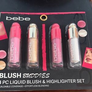 Bebe Pink and Gold Liquid Blush & Highlighter Set